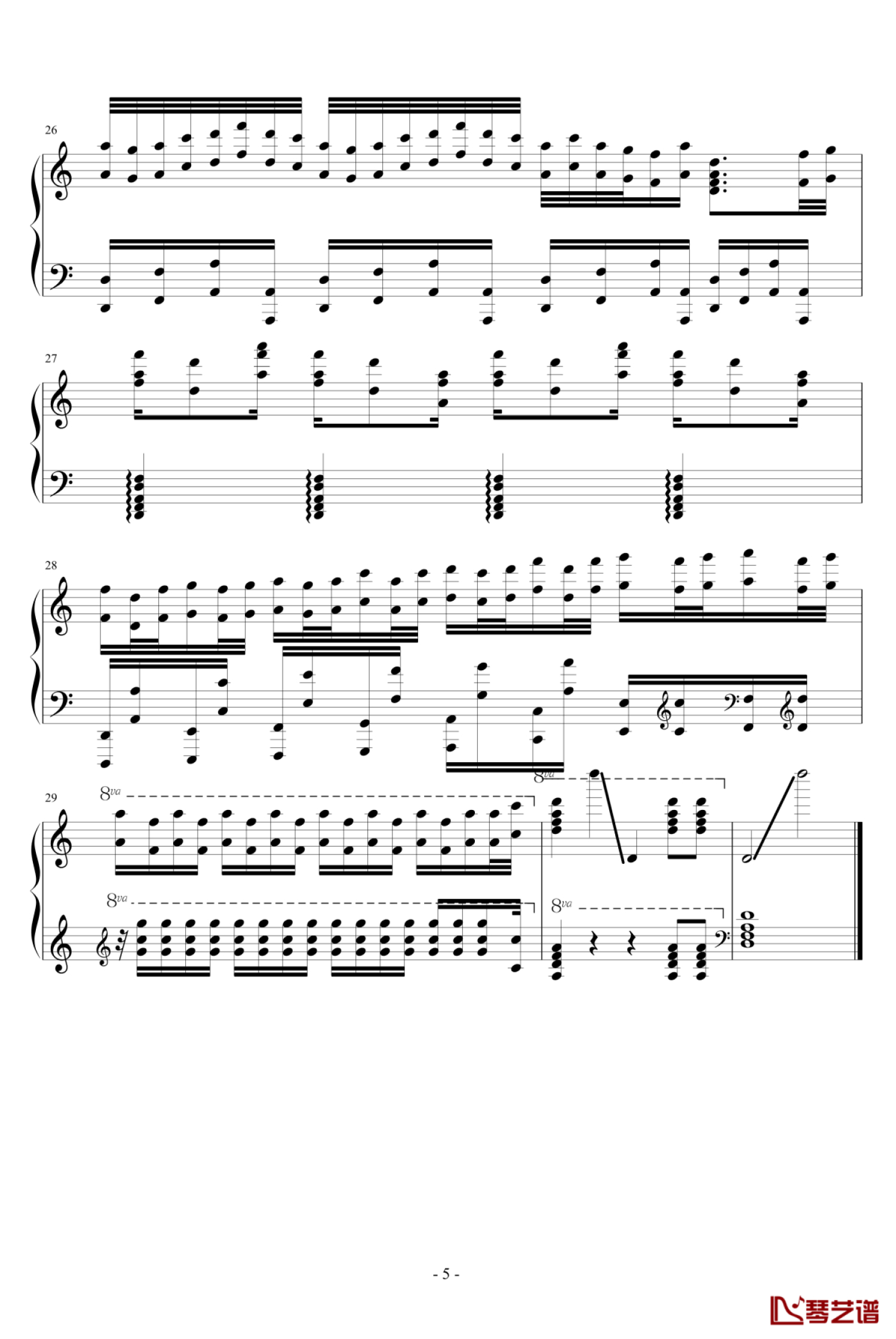 赛马钢琴谱-中国名曲-看乐谱网
