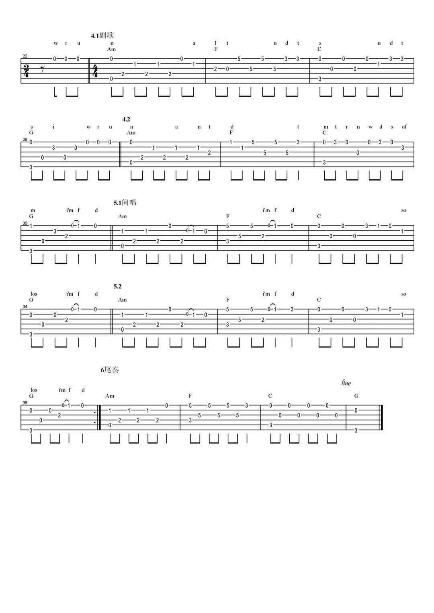 faded吉他谱数字,纯数字吉他,数字吉他(第5页)_大山谷图库