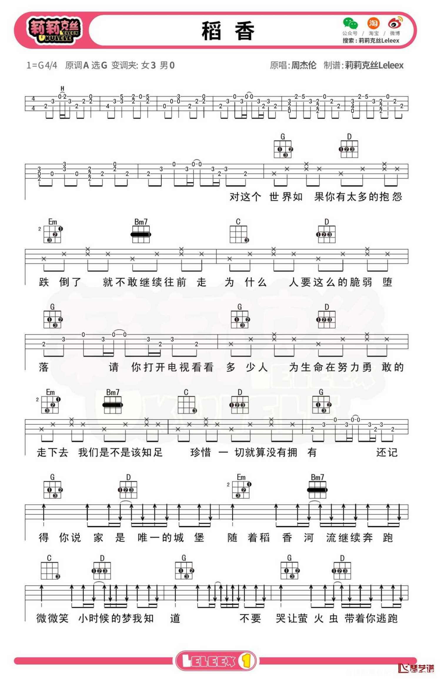 中国音乐学院-尤克里里考级-3级-天空之城-曲谱示范 - 知乎